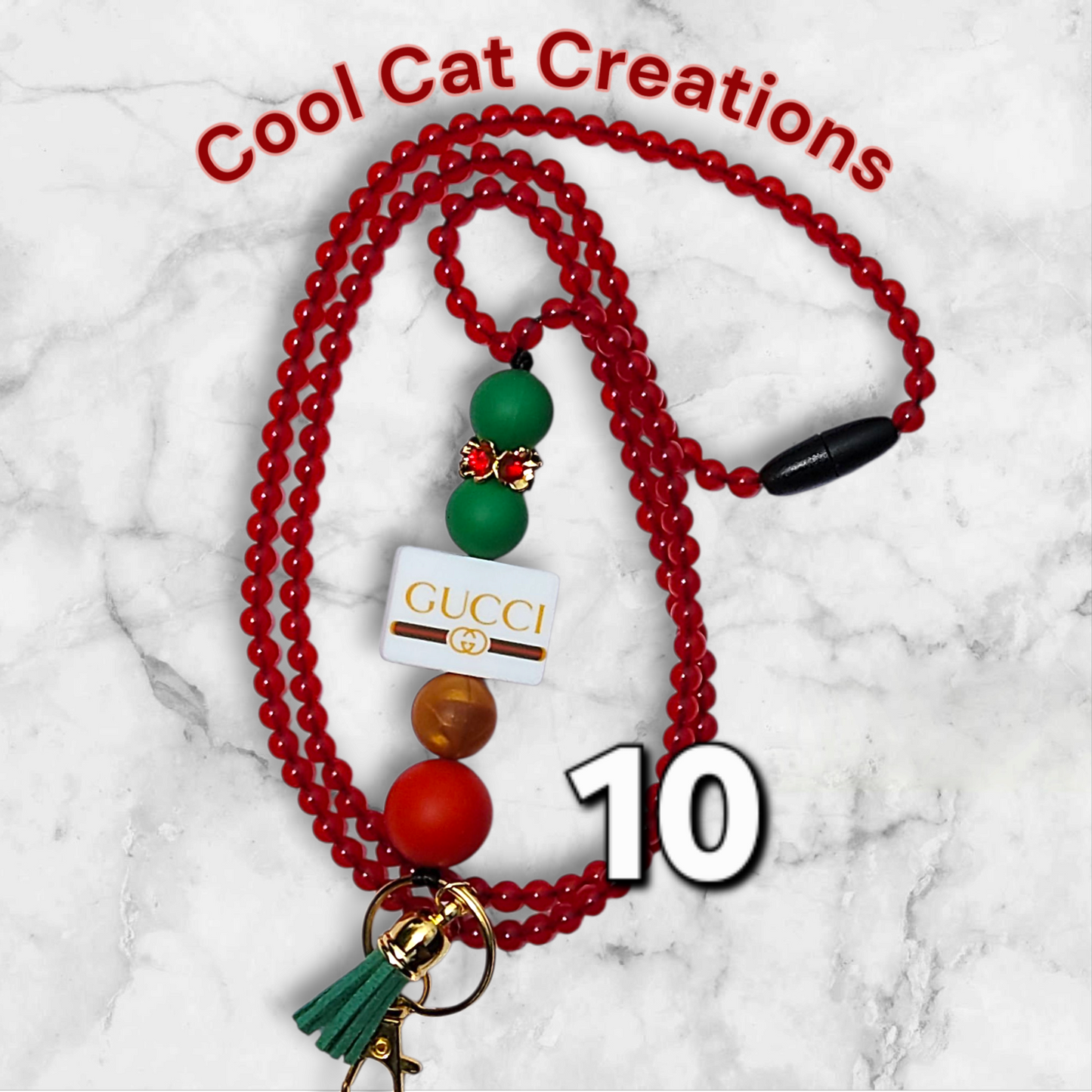 Fully-beaded Cross Body Lanyards
