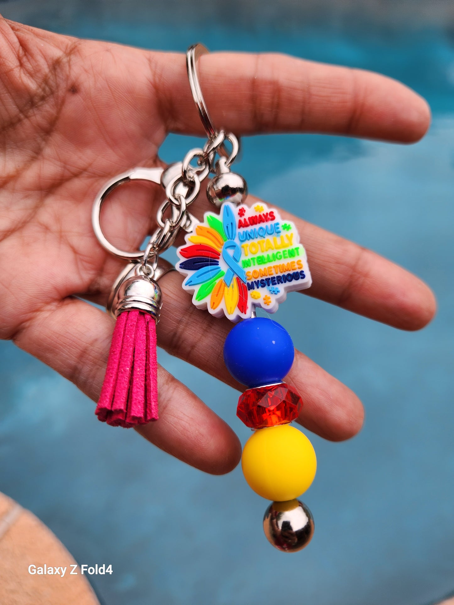 Unique Autism Awareness Keychain