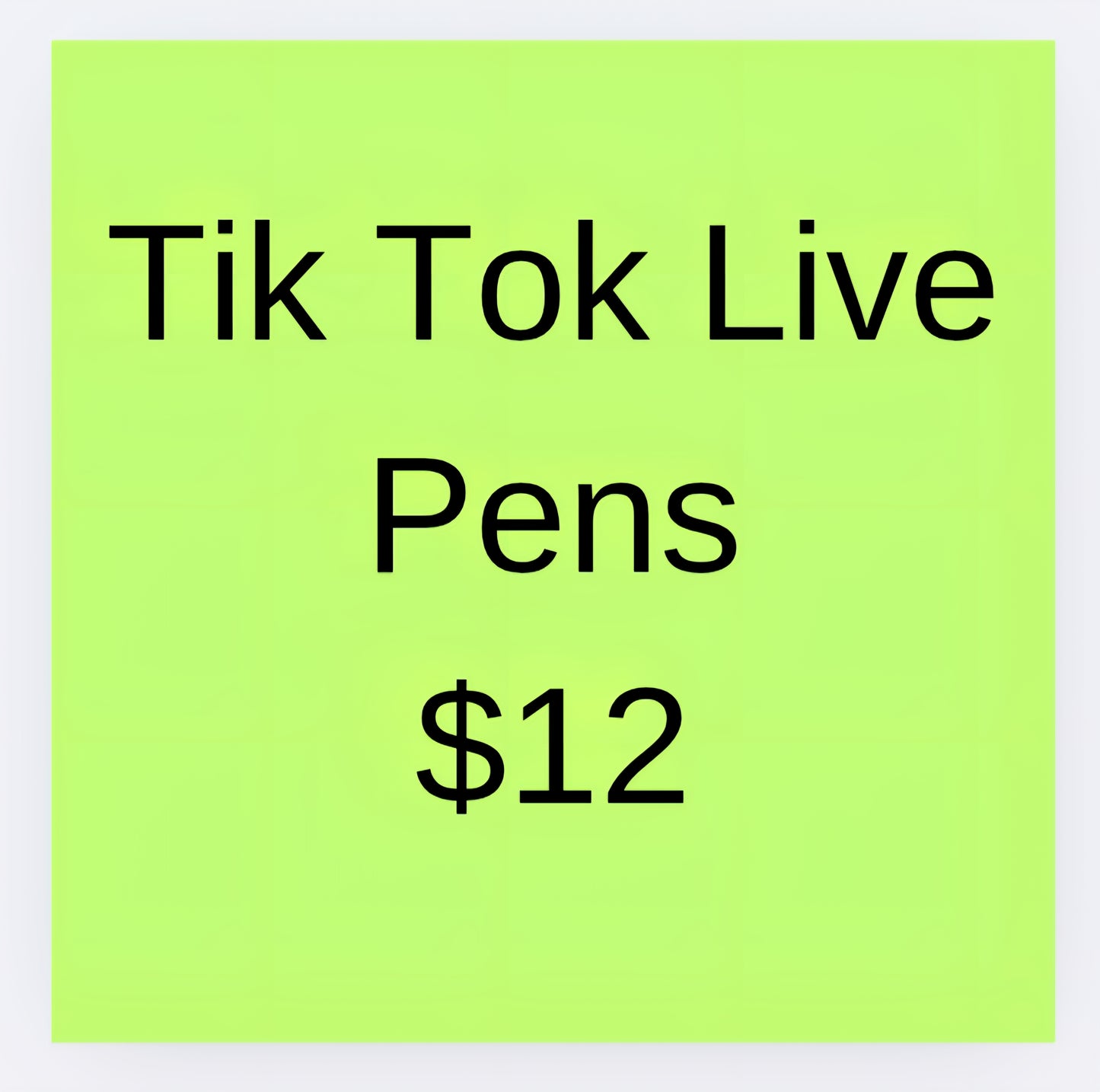 Tiktok Pen