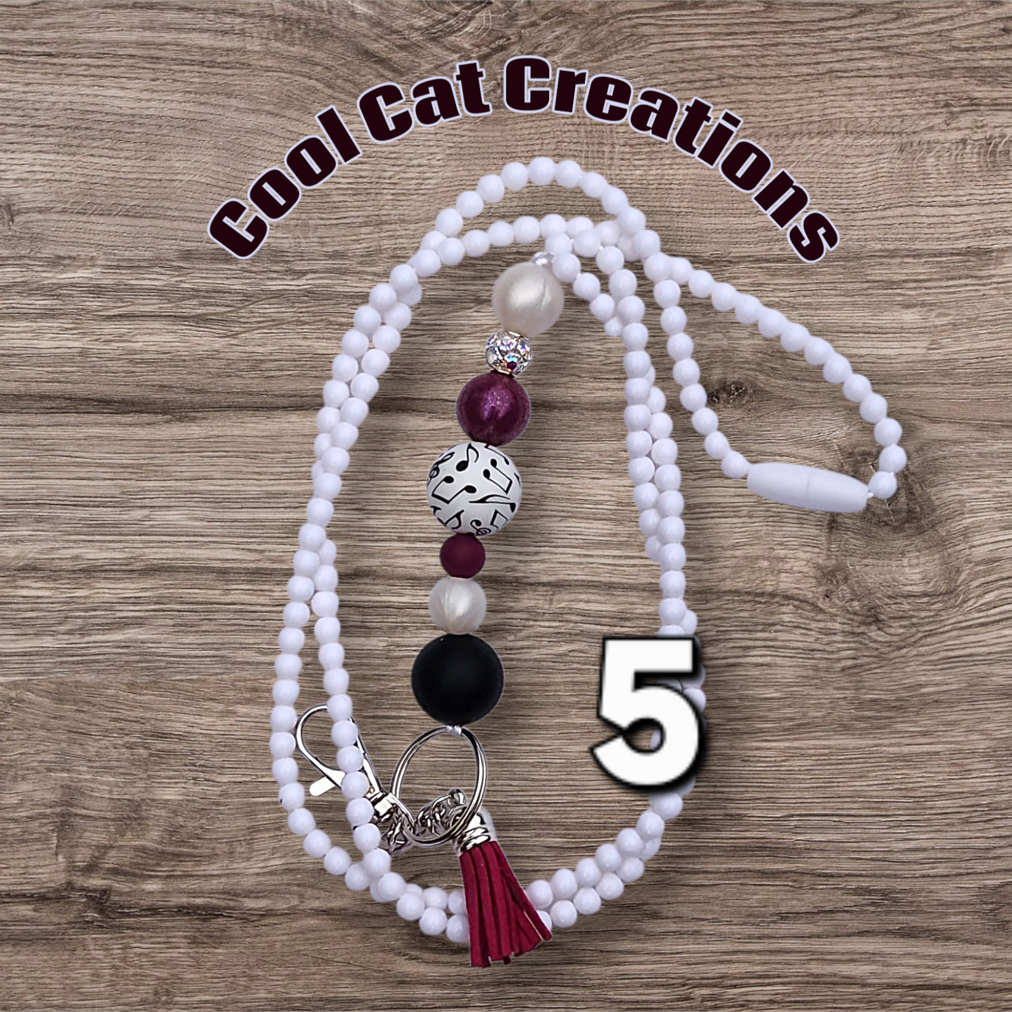 Fully-beaded Cross Body Lanyards