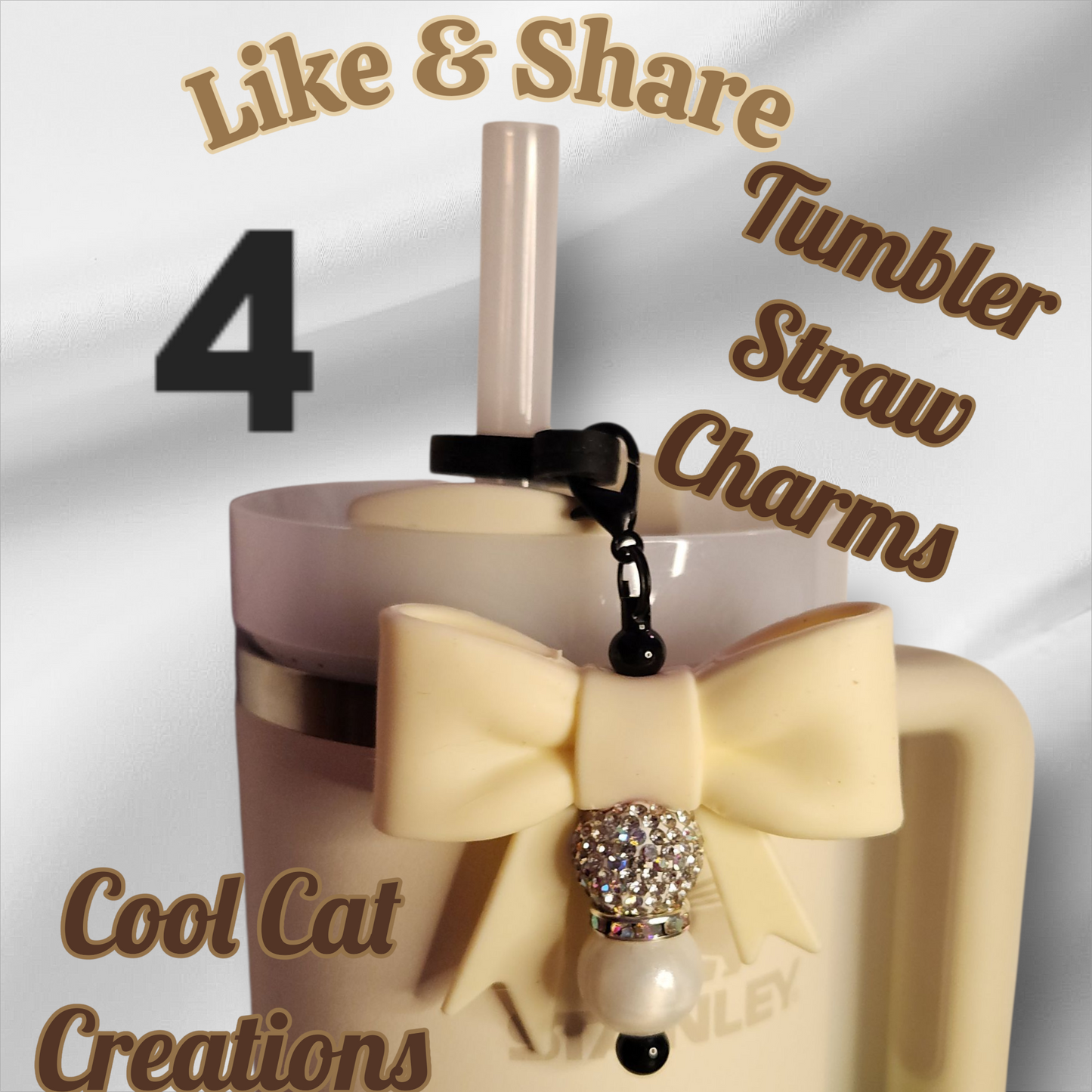 Tumbler Straw Charms