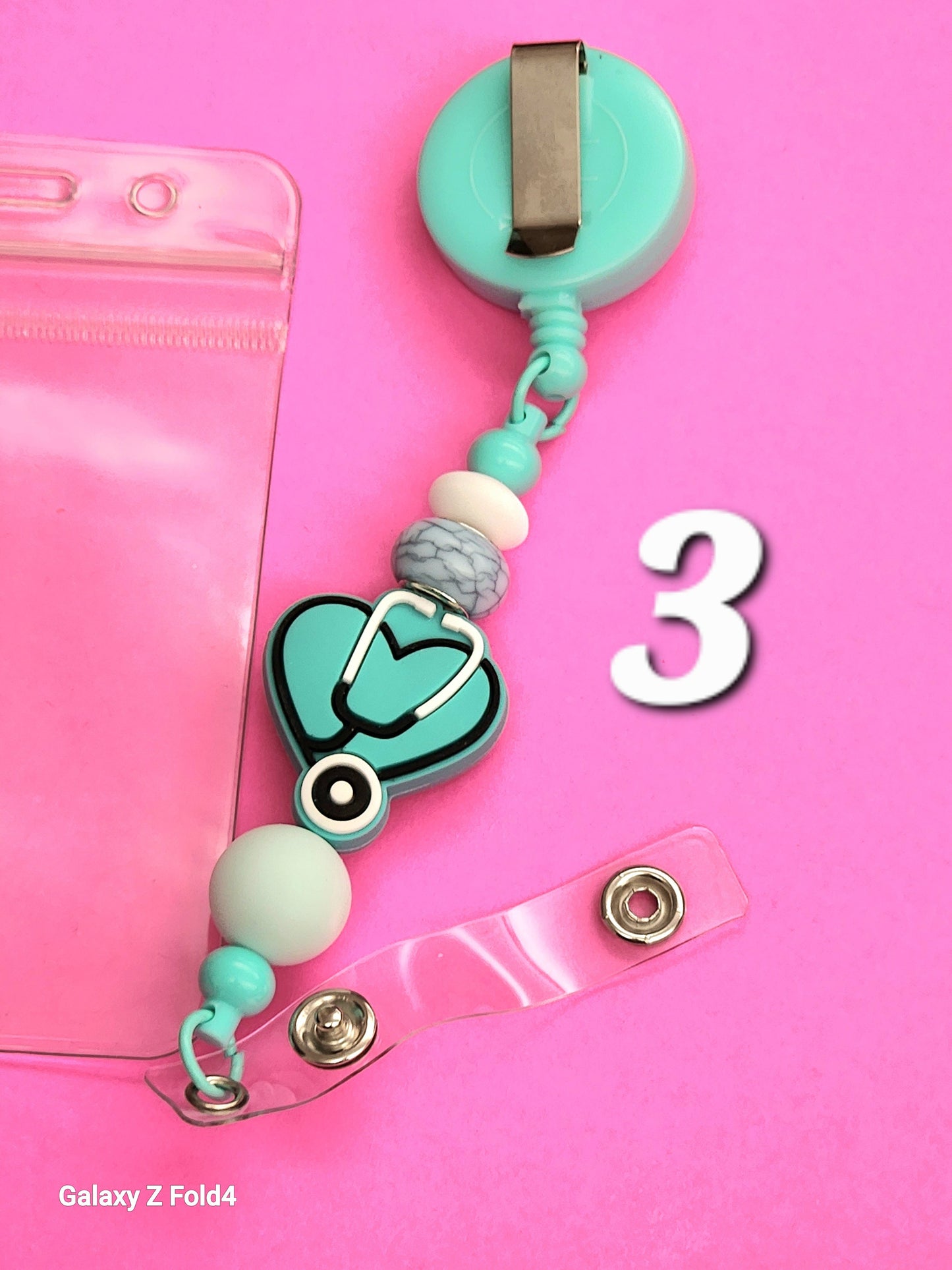 Nurse Badge Reel Clip