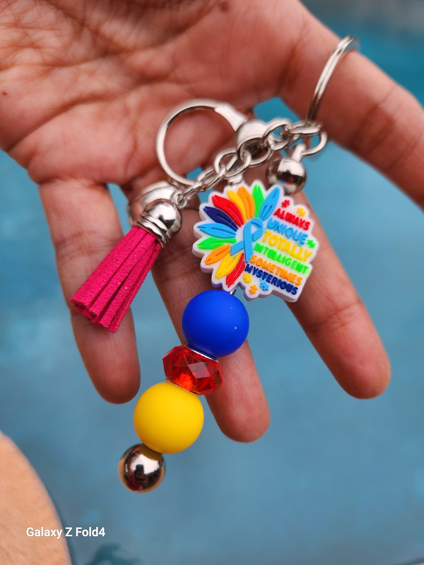 Unique Autism Awareness Keychain