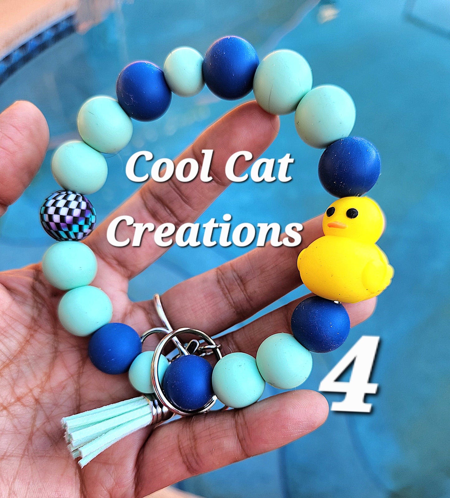 Duck Wristlet Keychains