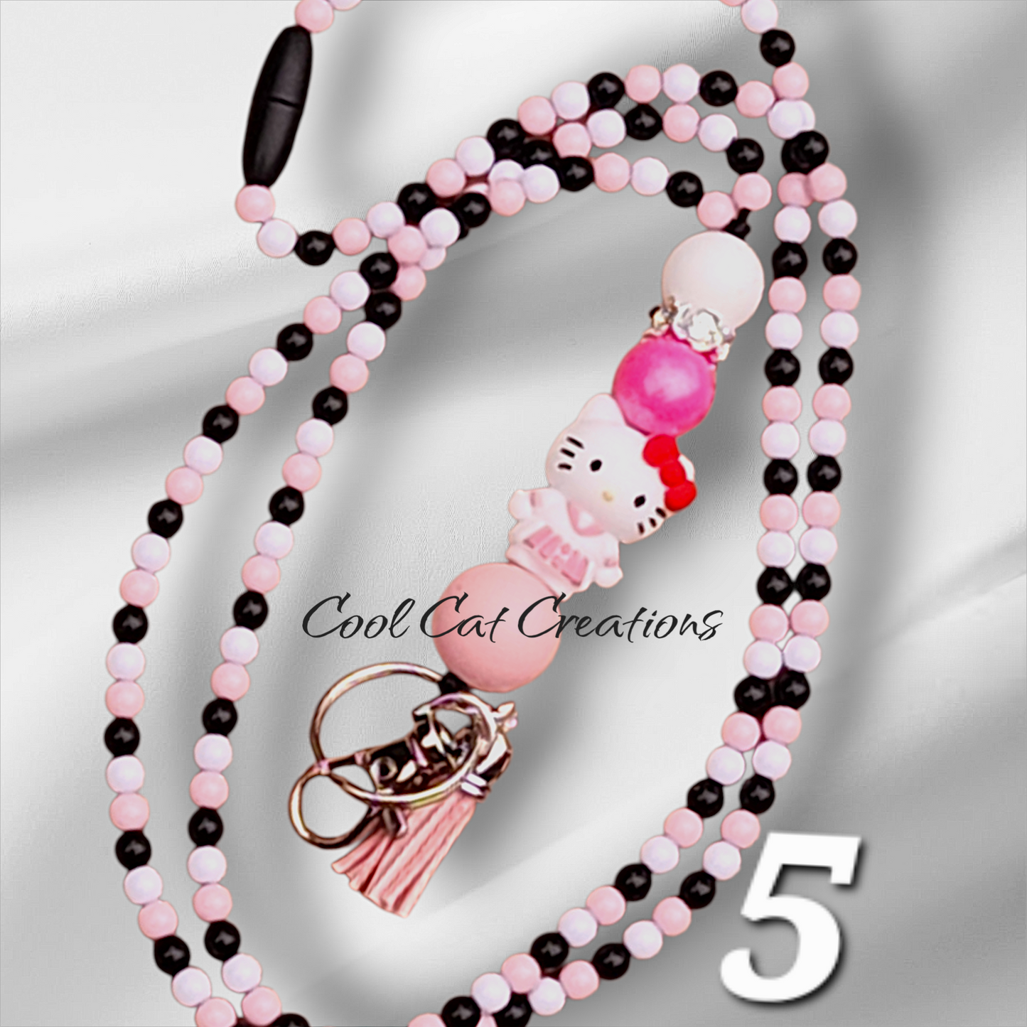 Fully- beaded Cross Body Lanyards