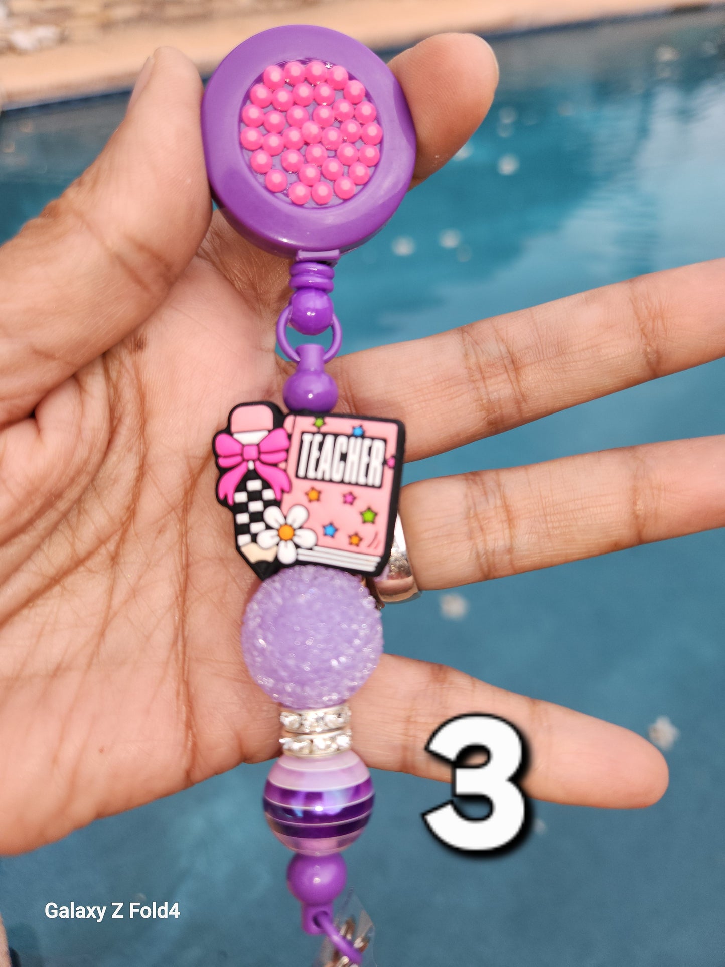 Teacher Badge Reel Clips