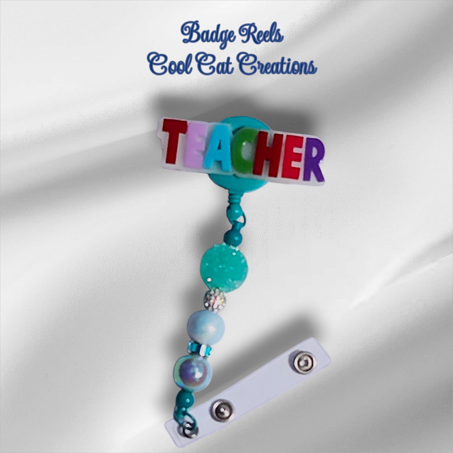 Teacher Badge Reel Clips