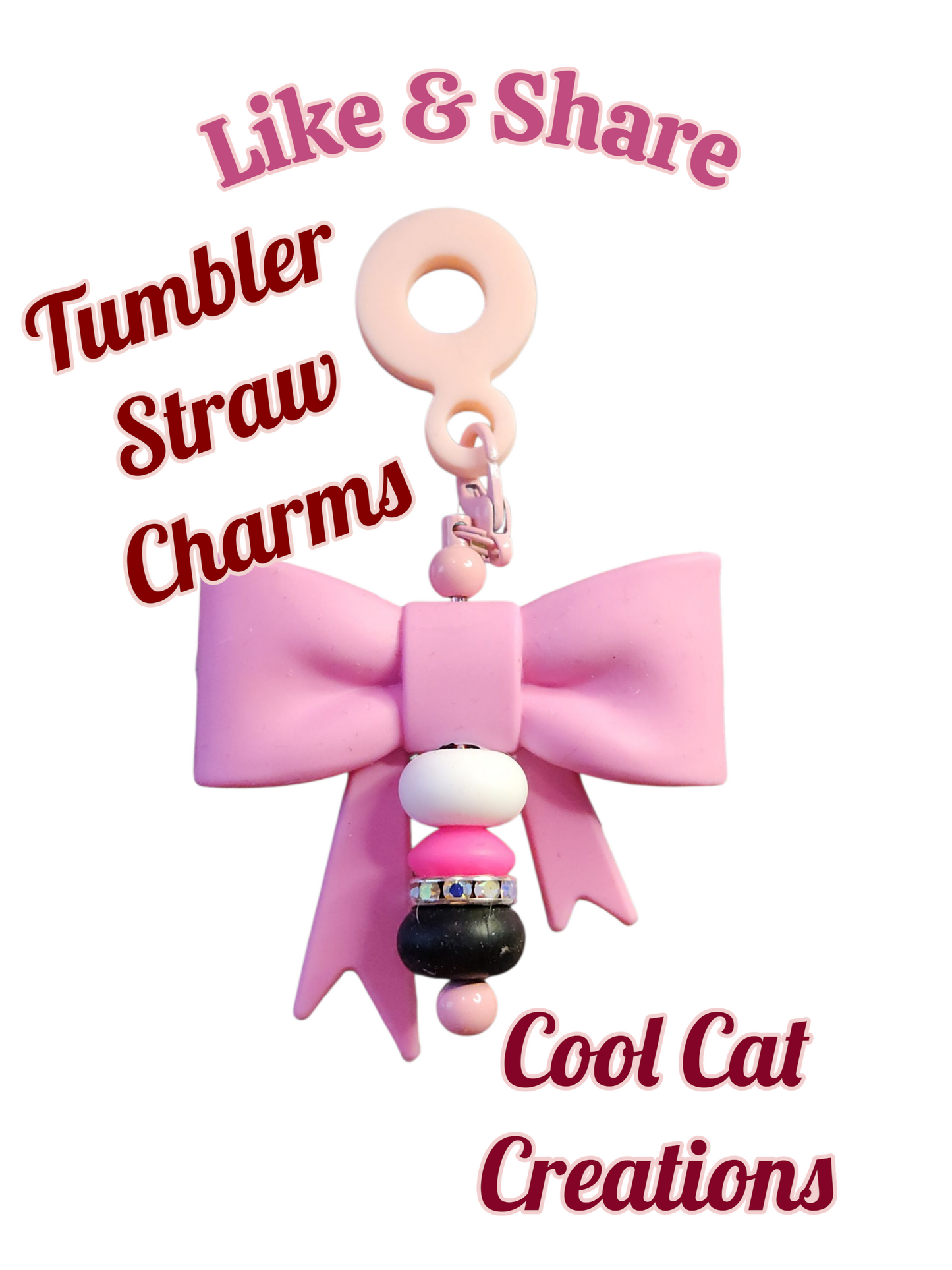Tumbler Straw Charms