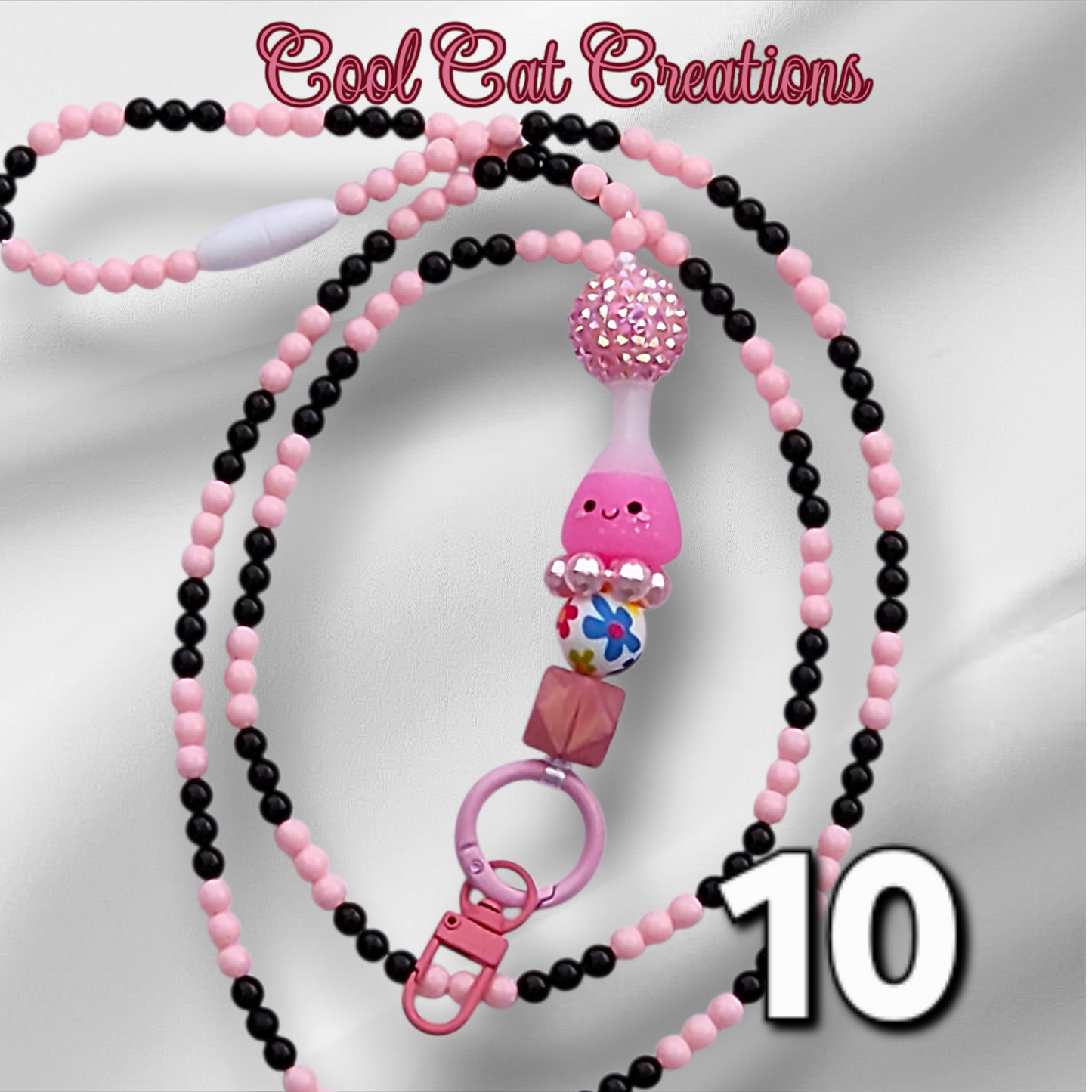 Fully- beaded Cross Body Lanyards