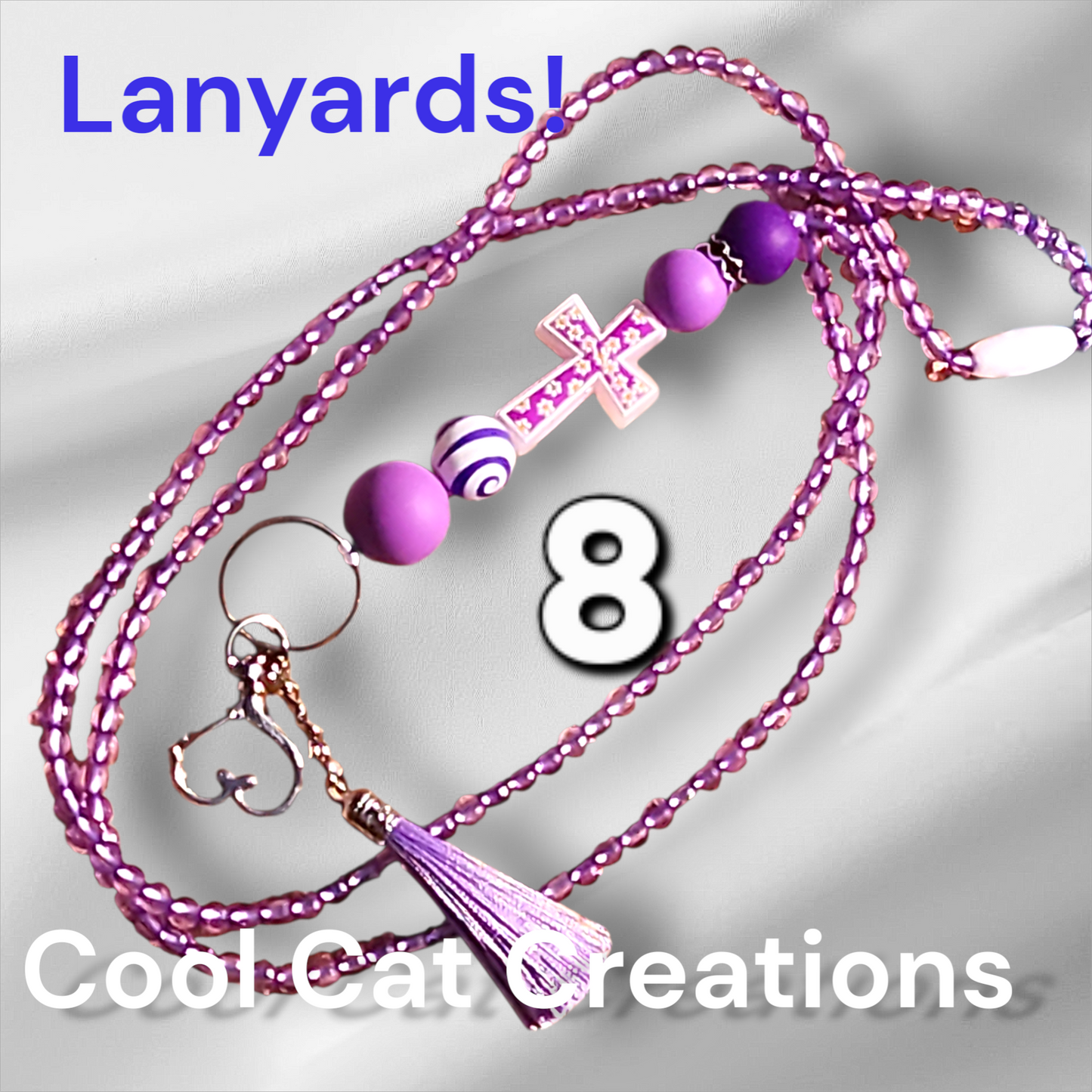 Fully- beaded Cross Body Lanyards