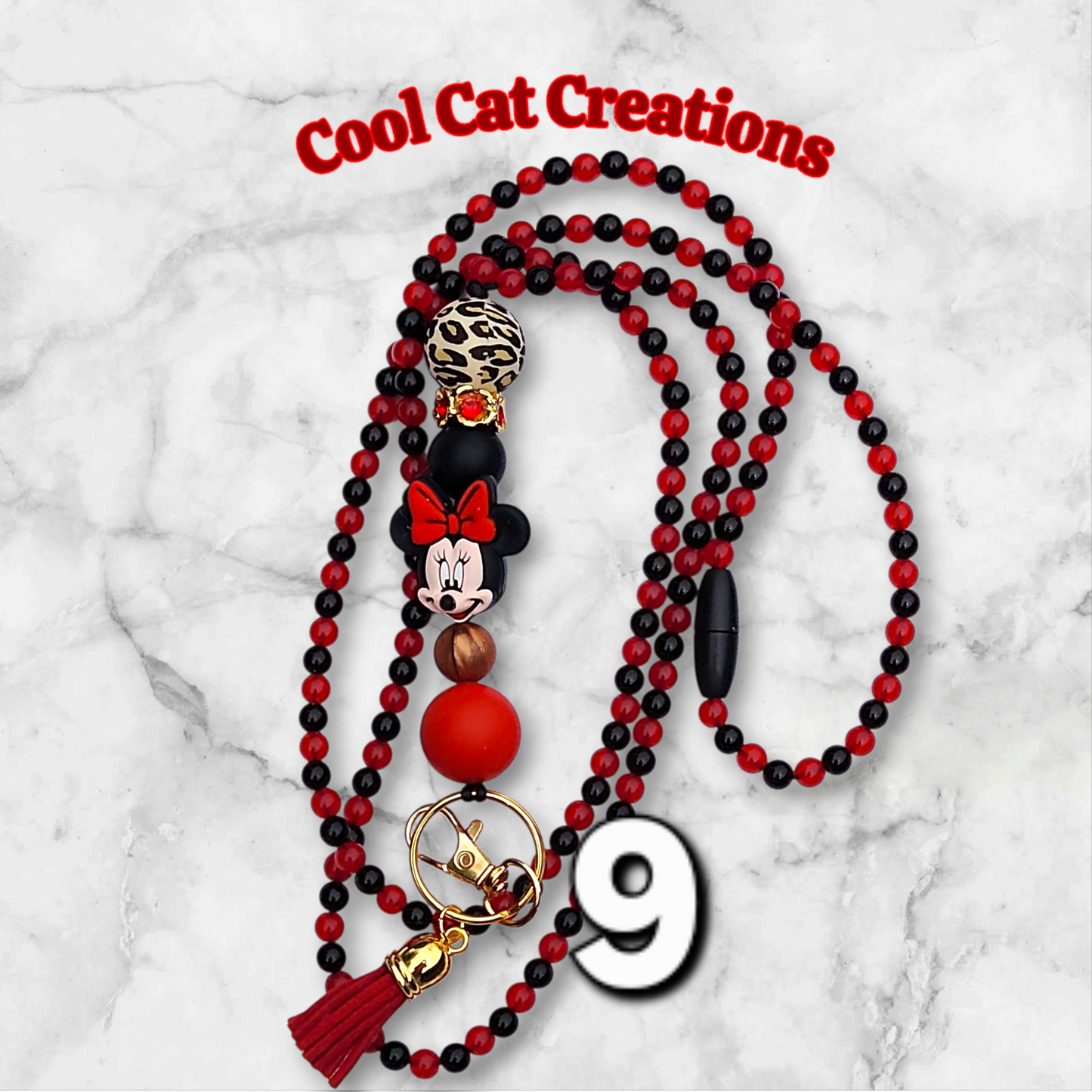 Fully-beaded Cross Body Lanyards