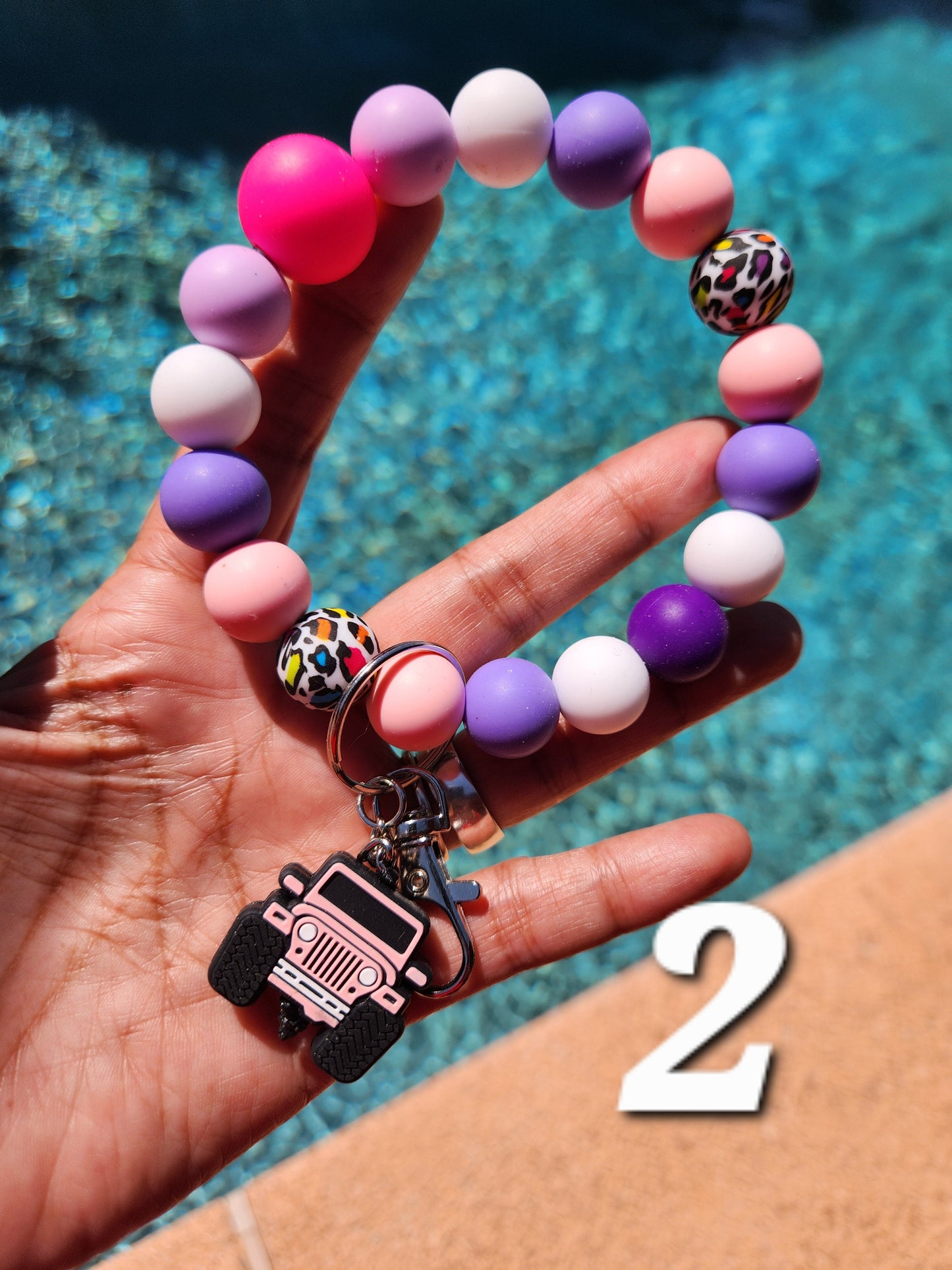Jeep Wristlet Keychai