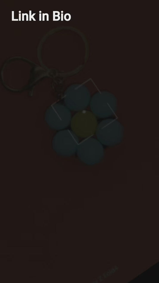 For the love of Teal Keyring