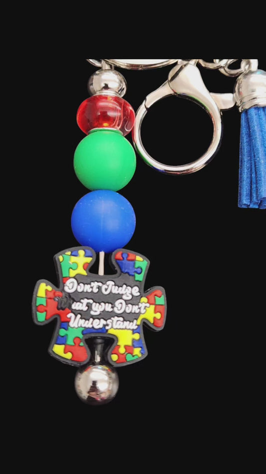 Don't Judge Keychain
