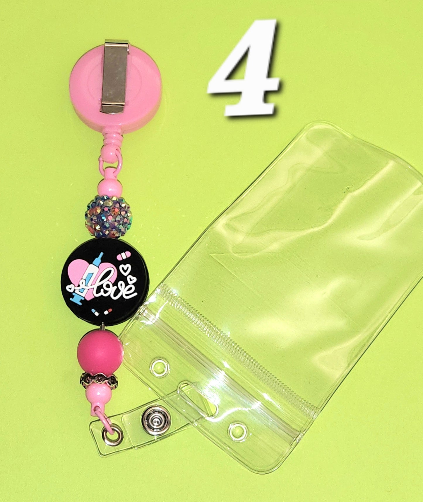 Nurse Badge Reel Clip