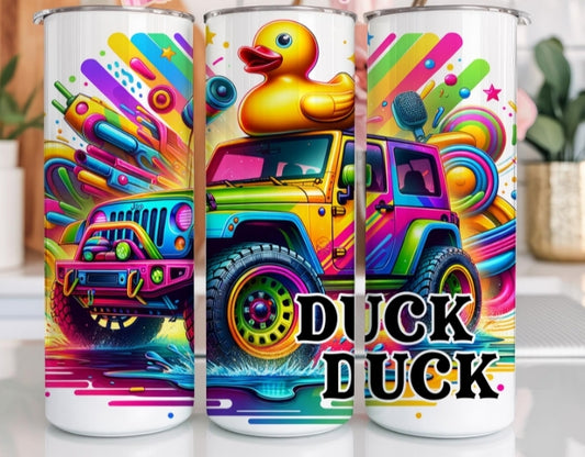 Jeep Sublimated Tumbler  with Straw