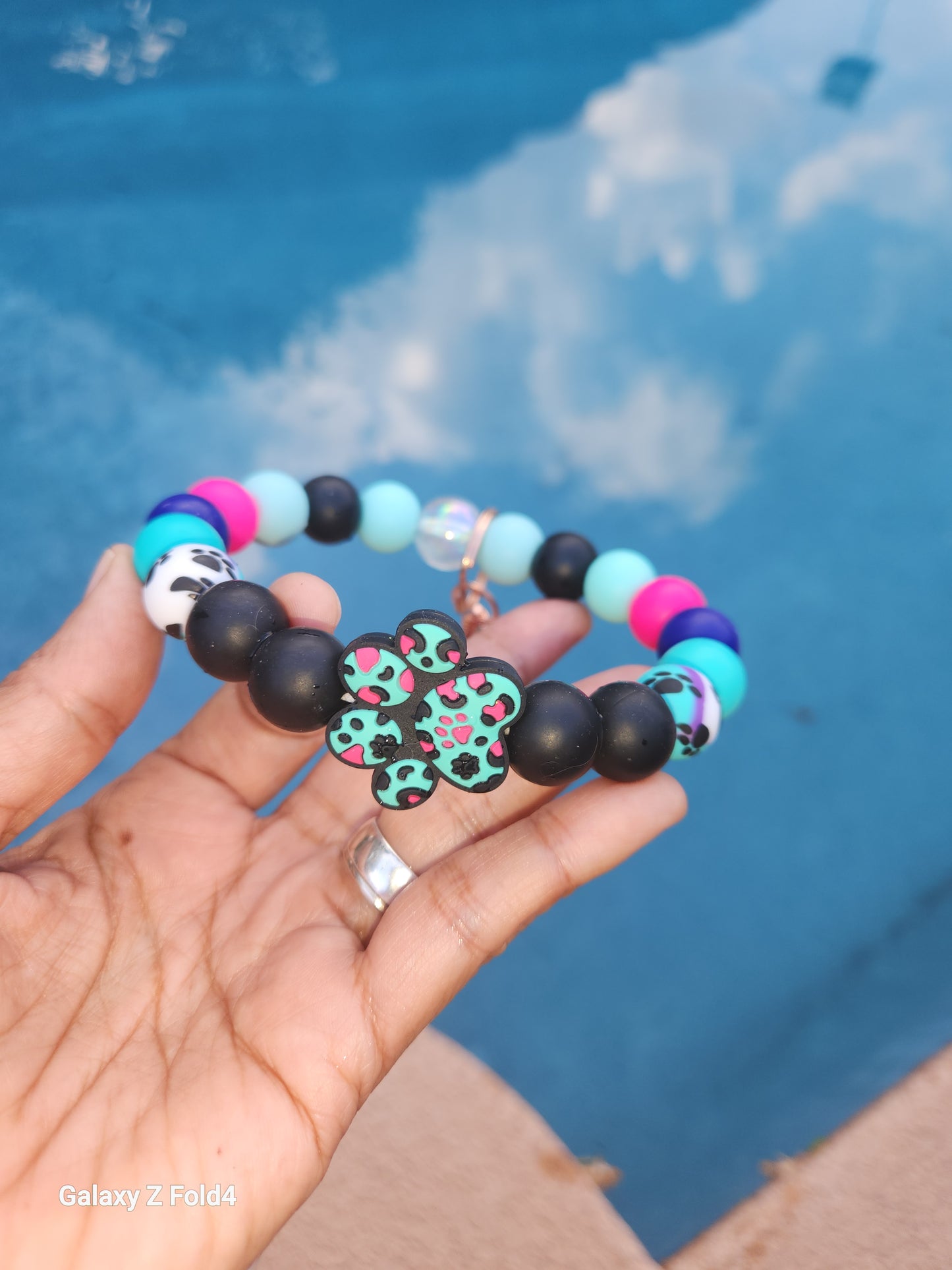 PAWS of love Wristlet Keychain
