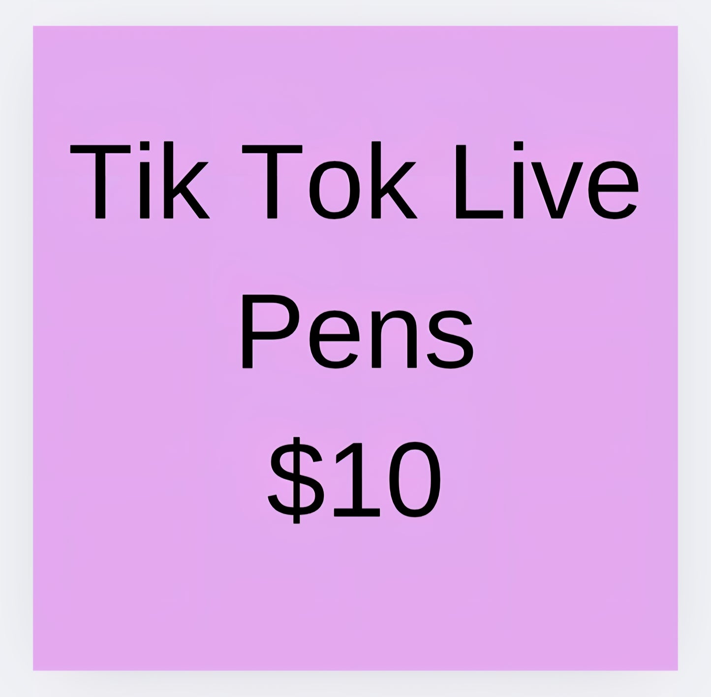 Tiktok Pen