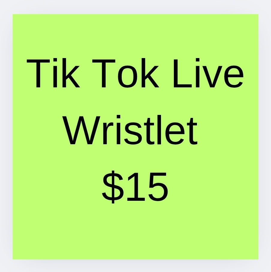Live TikTok Wristlet