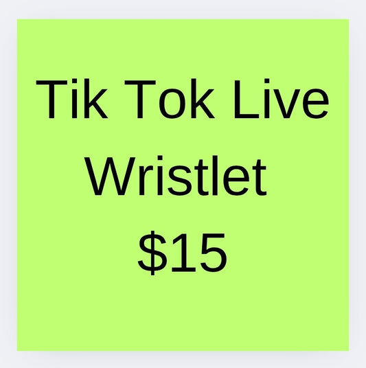 Live TikTok Wristlet