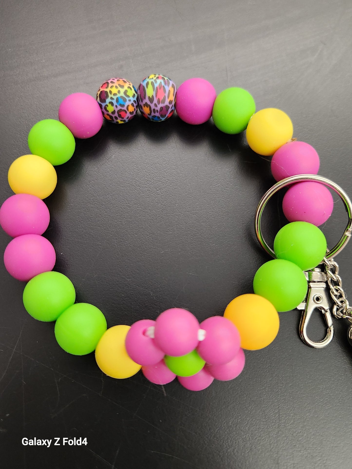 Flower Power Wristlet Keychains