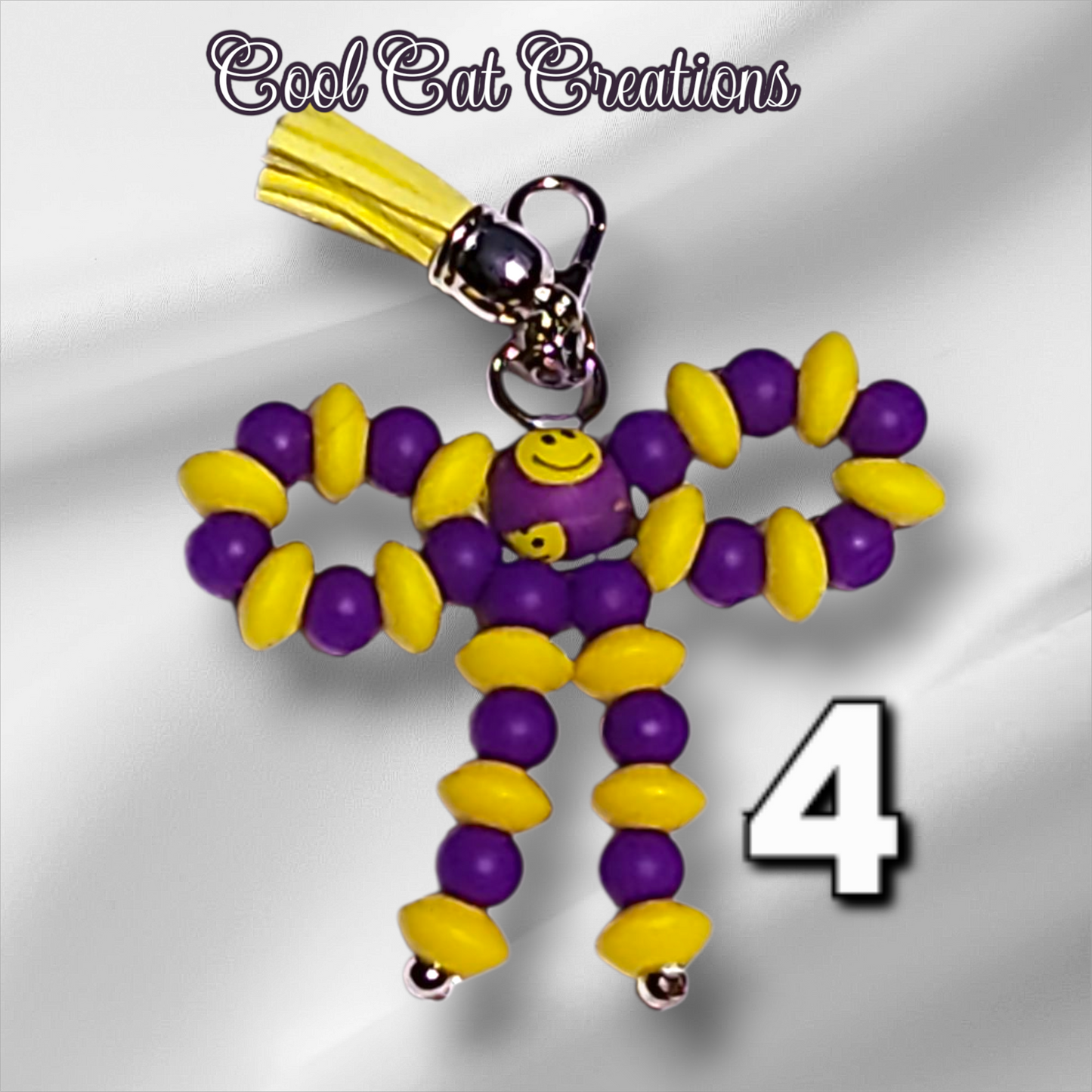 Bow Keychains, Backpack Charms,  Purse Charms,  Phone Charm,  LUGGAGE Beads