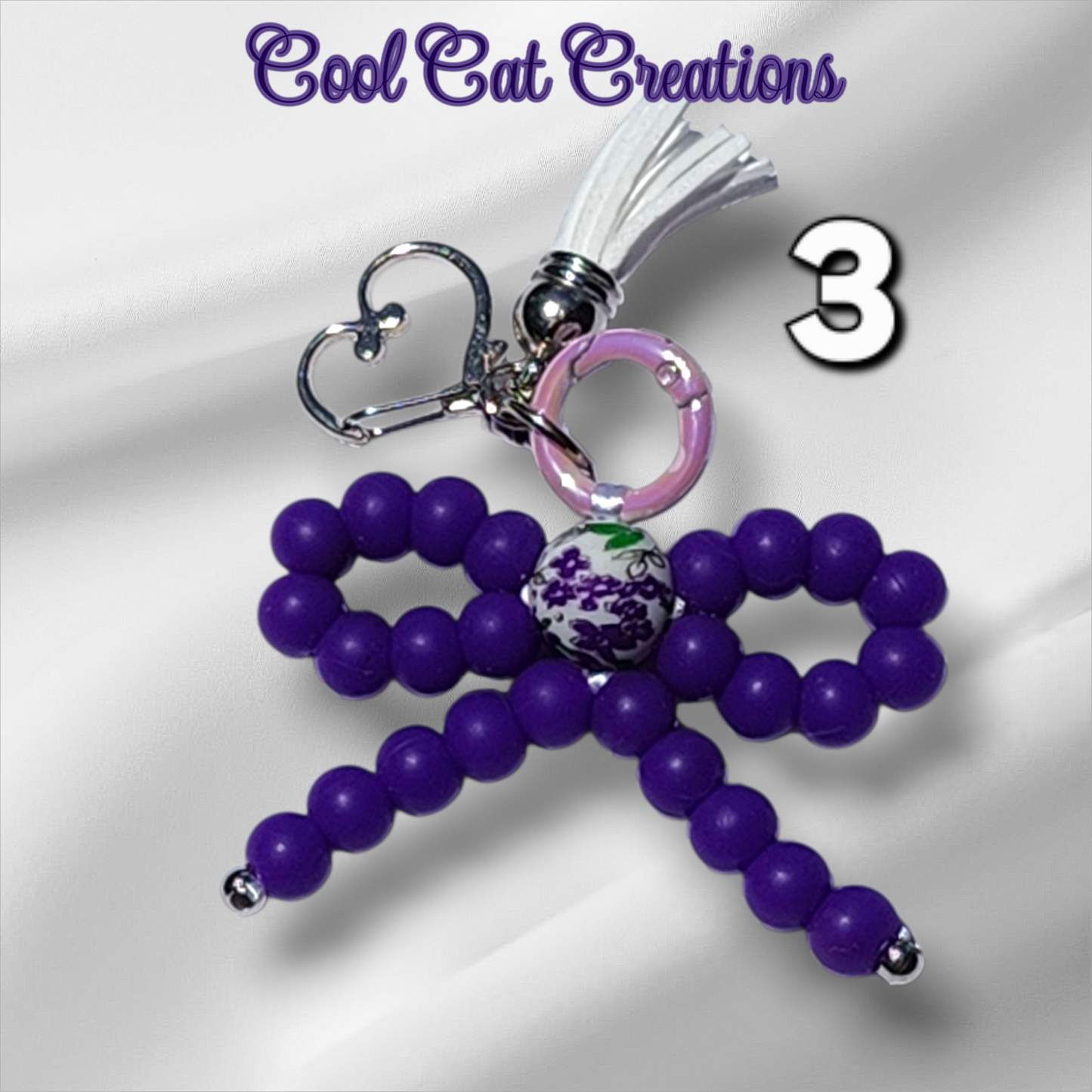 Bow Keychains, Backpack Charms,  Purse Charms,  Phone Charm,  LUGGAGE Beads
