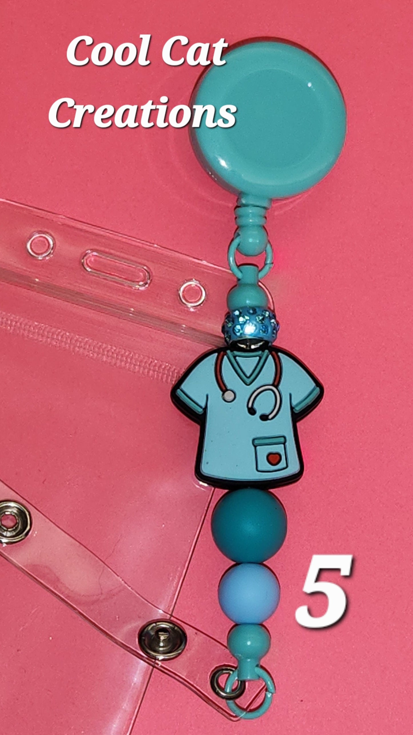Nurse Badge Reel Clip