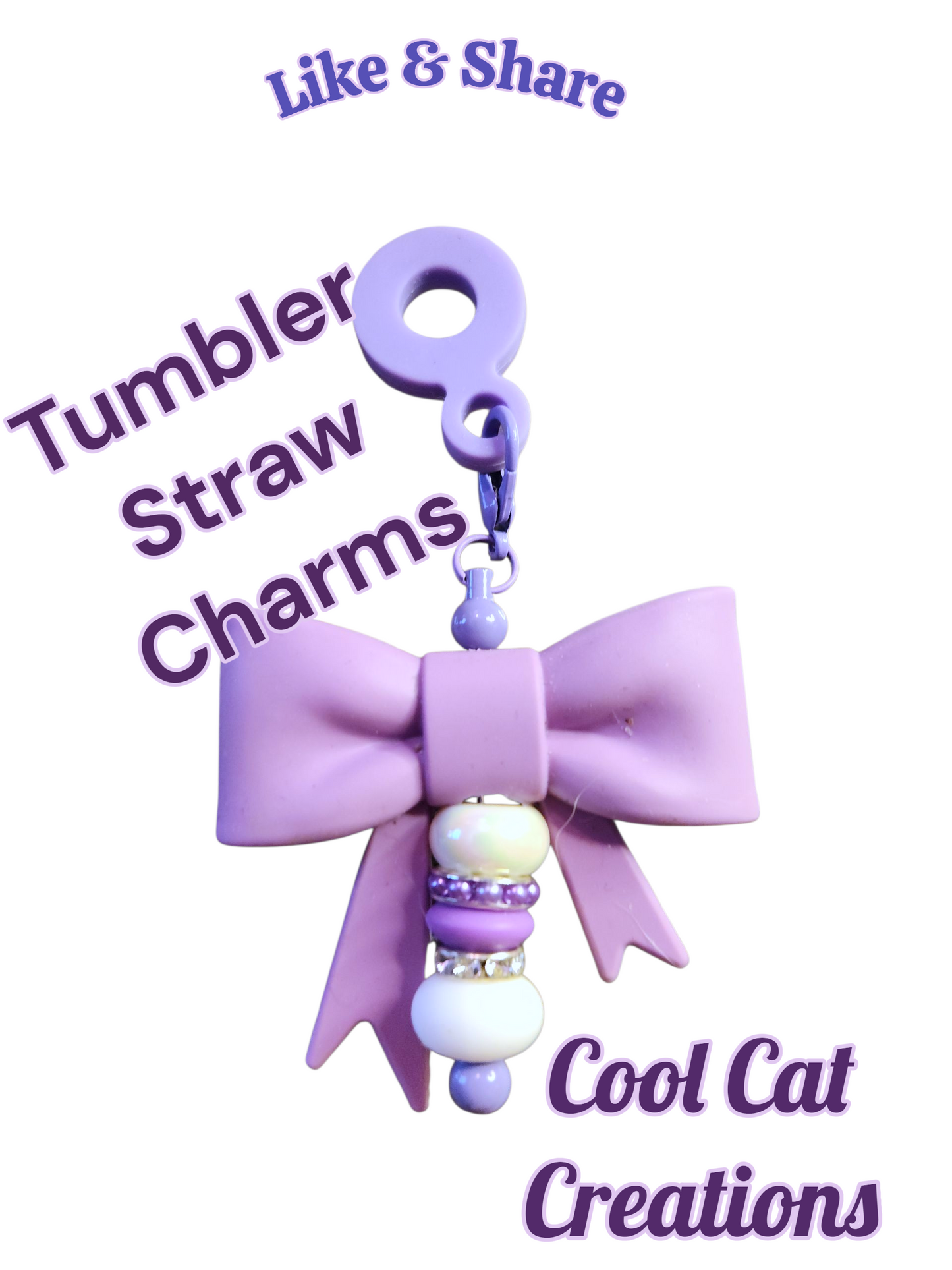 Tumbler Straw Charms