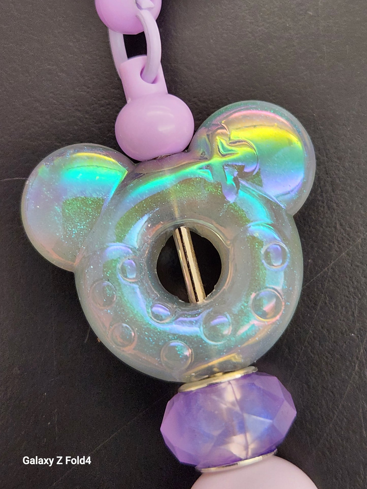 Purple Magic Badge Reel Clip