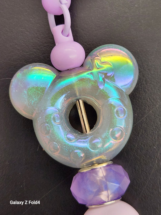 Purple Magic Badge Reel Clip