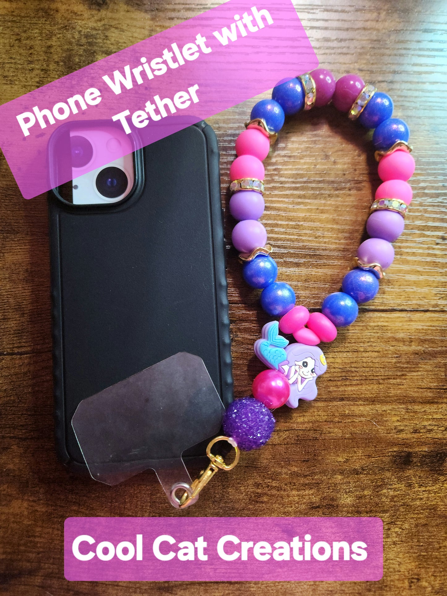 Fun Phone Wristlets with Tethers