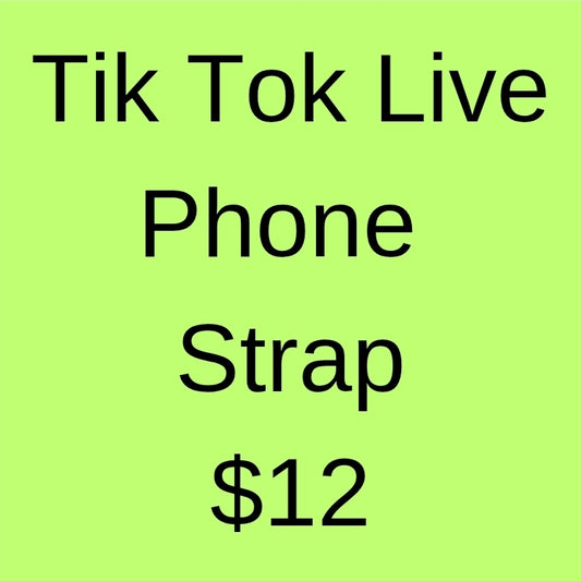 TIKTOK  PHONE STRAP