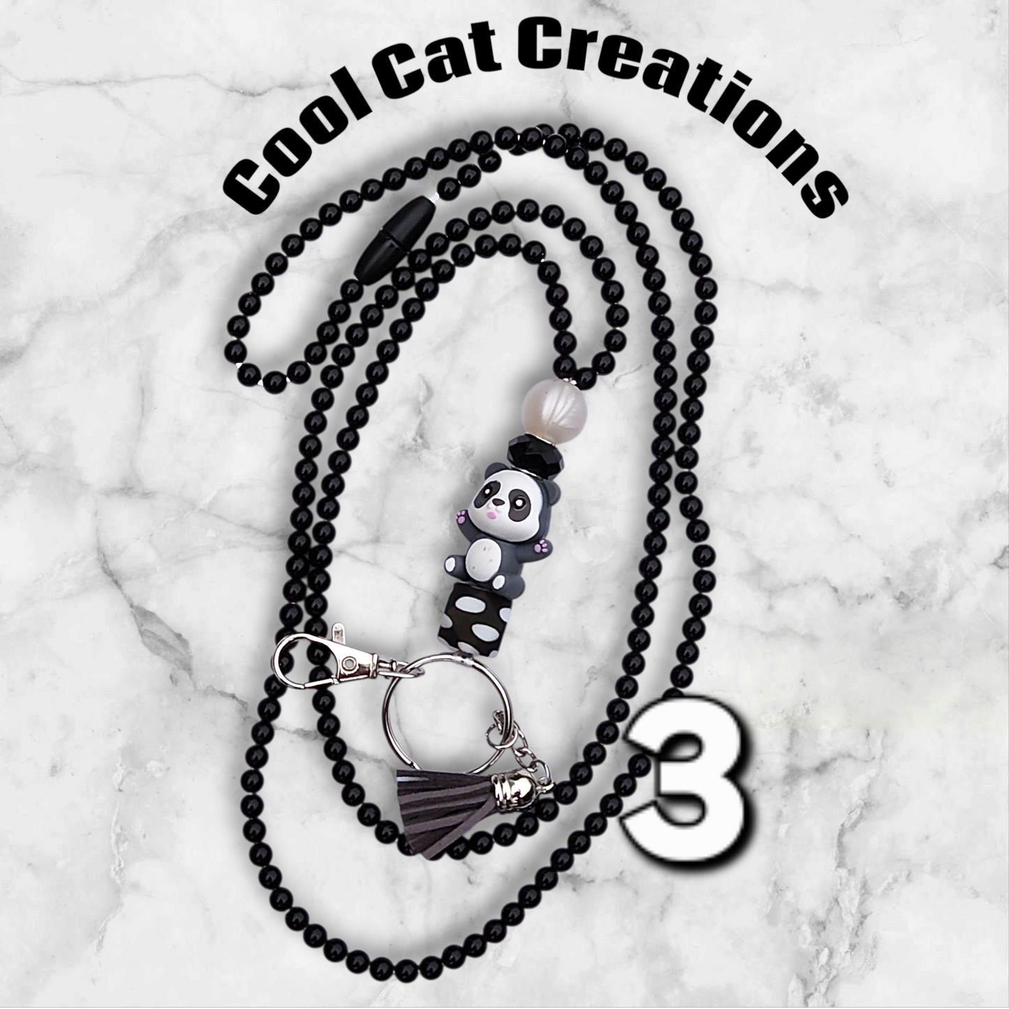 Fully-beaded Cross Body Lanyards
