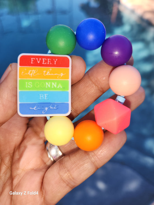 Every little Thing is Gonna be Alright Tumbler Charm