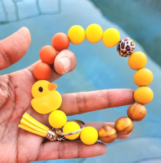 Duck Wristlet Keychains