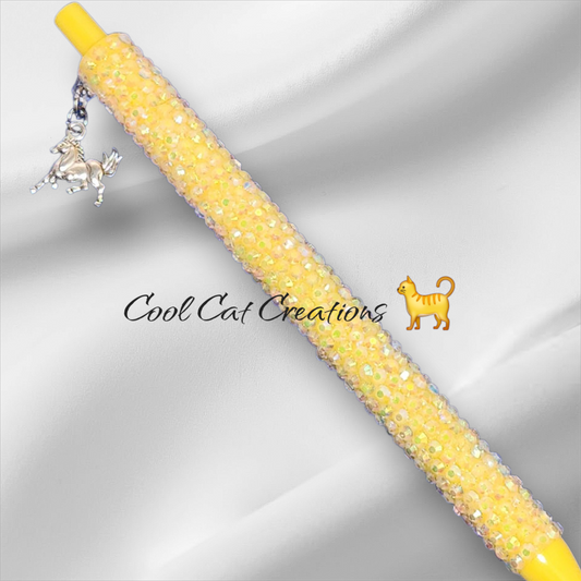 Enchanting Equestrian Rhinestone Pen
