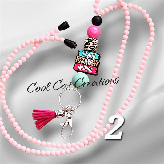 Fully- beaded Cross Body Lanyards