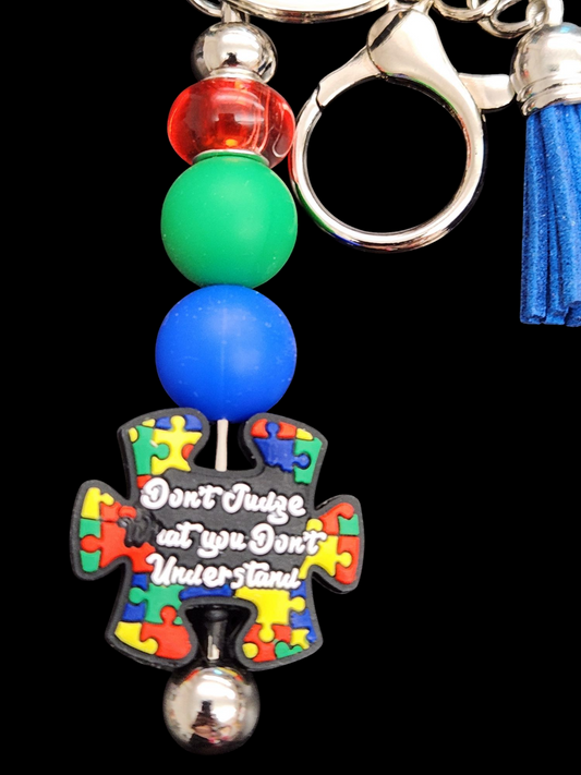 Don't Judge Keychain