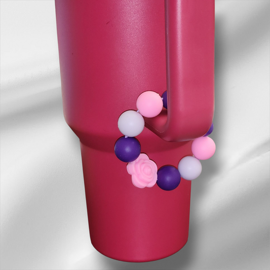 Pink and Purple Tumbler Charm