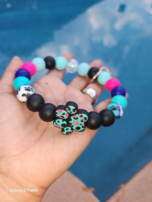 PAWS of love Wristlet Keychain