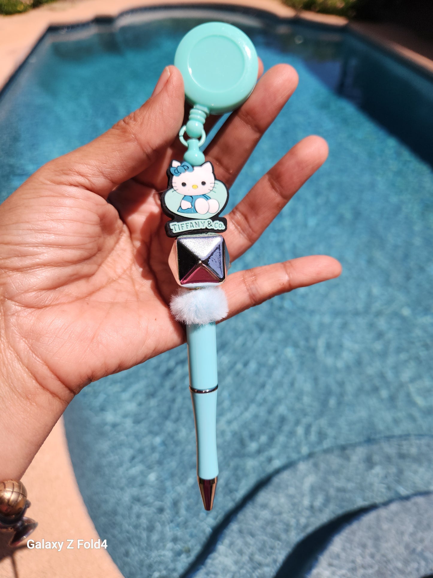 Combo Badge reel clip with Pen