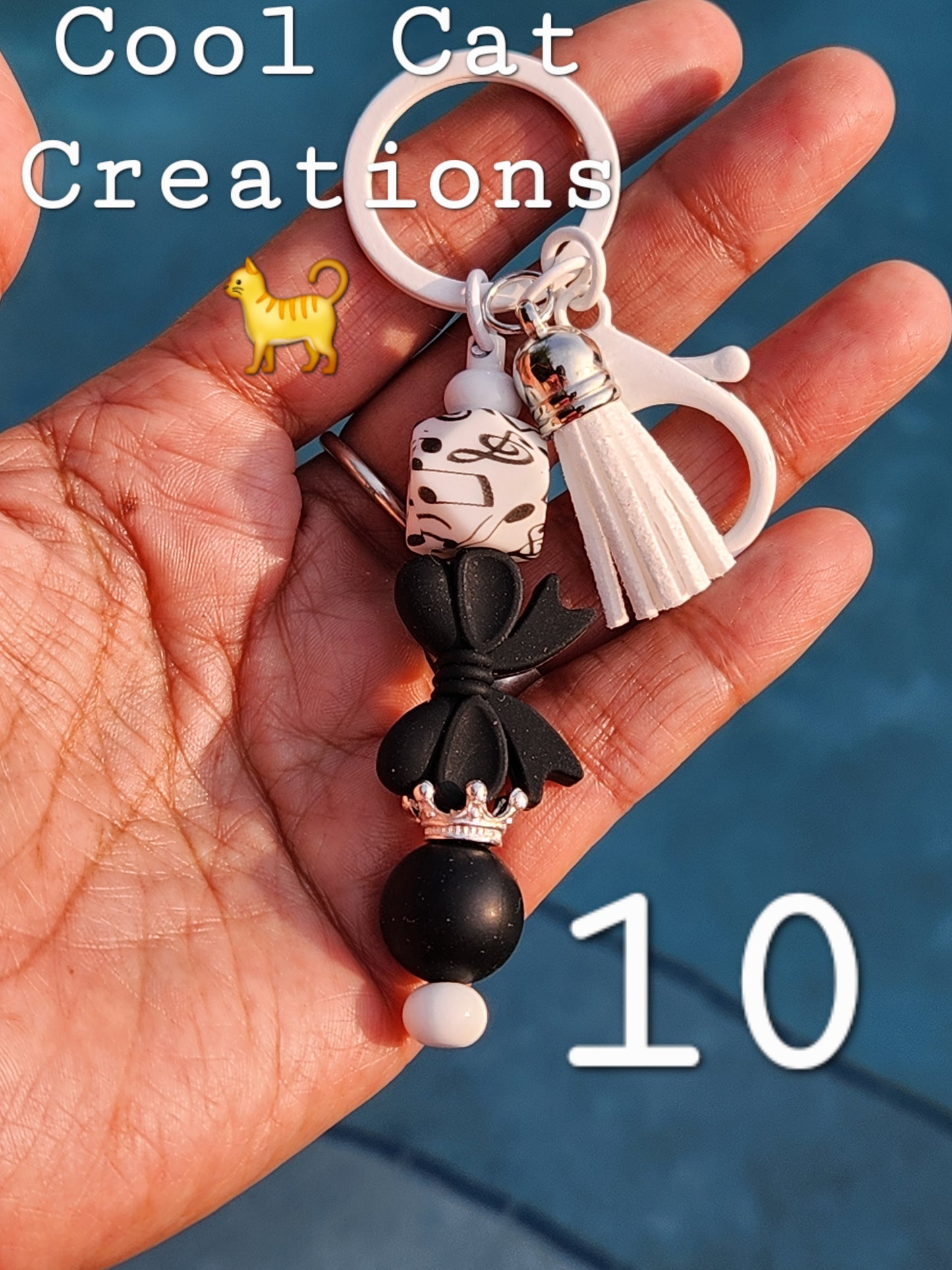 Beaded Bar Keychains