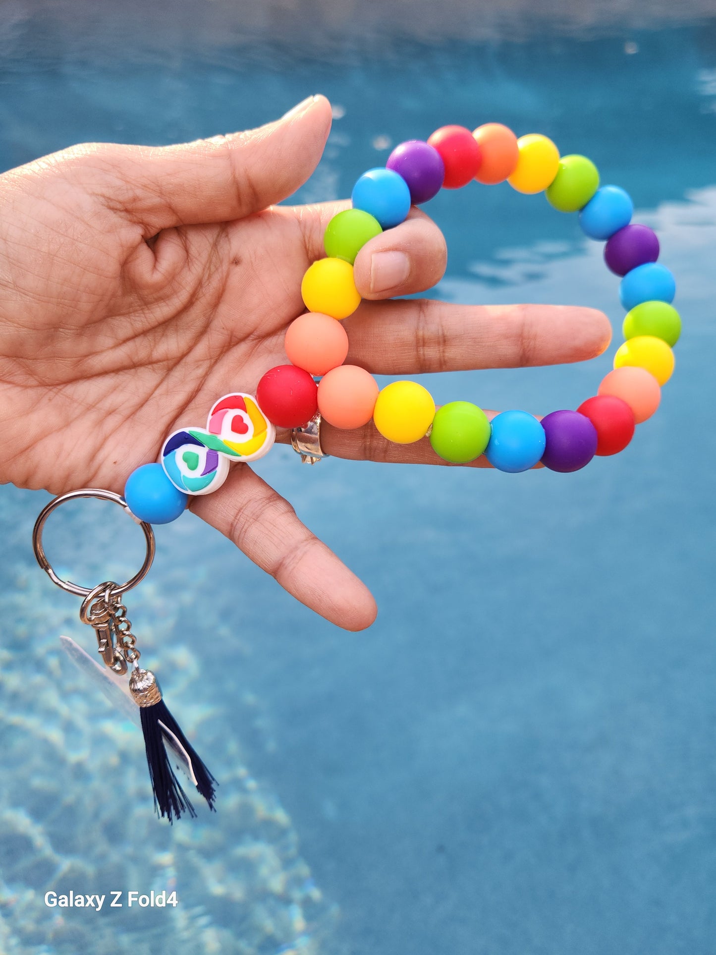 Autism  Phone Wristlet with Tether
