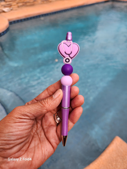 PURPLE Heart of Nursing Pen