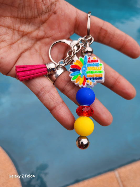 Unique Autism Awareness Keychain