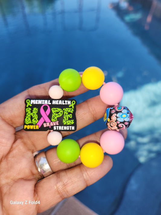 Mental Health Awareness Tumbler Charm