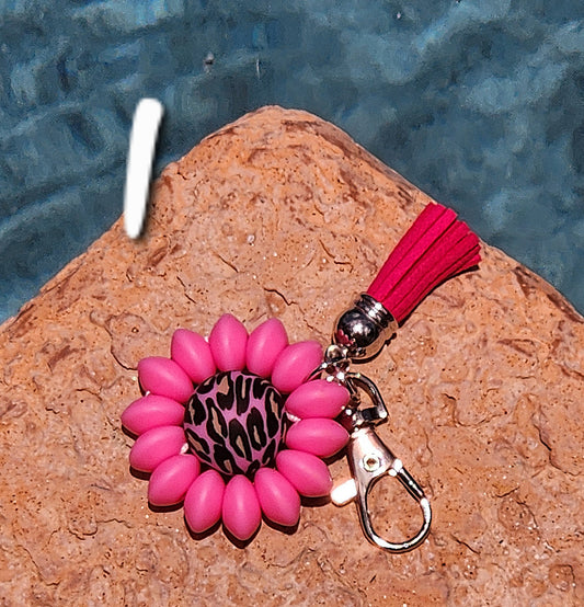 MIDI Handcrafted Beaded Flower Keychain