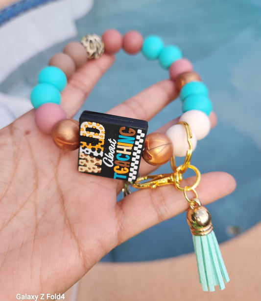 Teacher Wristlet Keychains