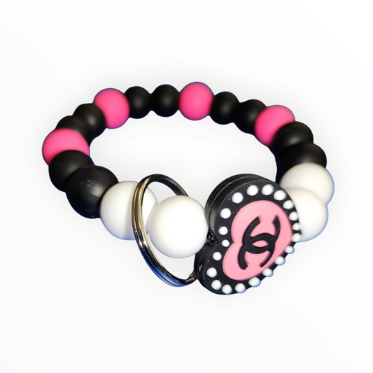 Inspired  Wristlet Keychain